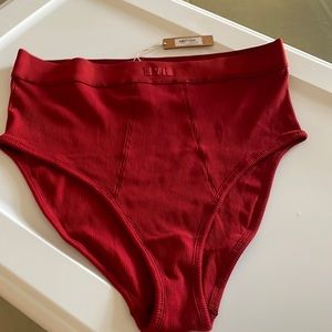 NWT Skims XL cotton ribbed brief underwear